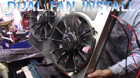 how to install the electric fan