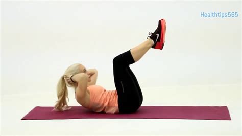 knee crunches