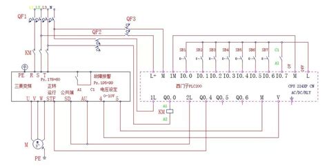plc控制传感器的电气原理图