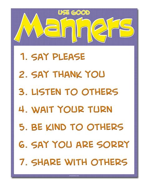 power of good manners oncampus