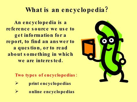 the meaning of the encyclopedia