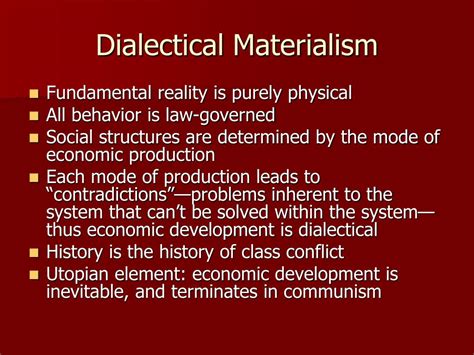 what is dialectical materialism